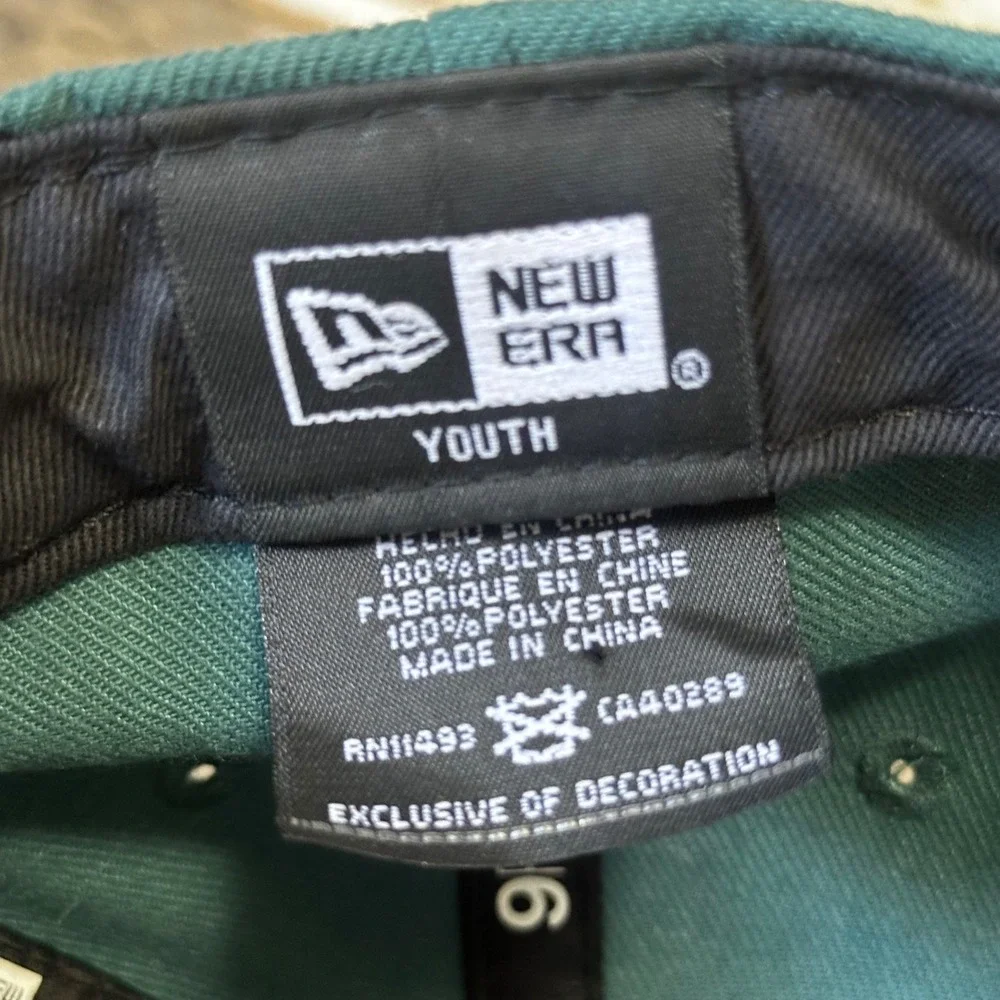 New Era Philadelphia Eagles Hat Kids Youth Green Gold Good Snapback 9FIFTY NFL